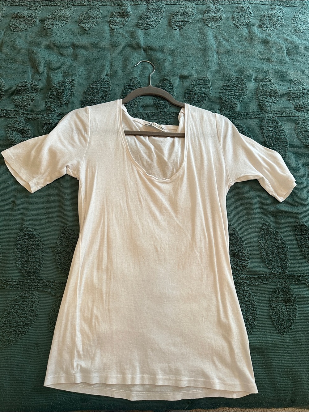 Zara elbow sleeve tissue tee large